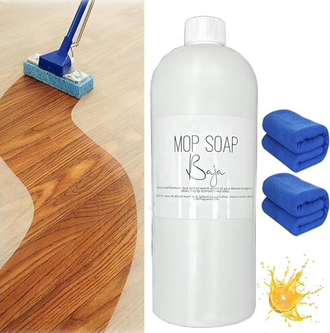 Mop Soap with Strong Fragrance – 900g / 32oz – For Sparkling Floors